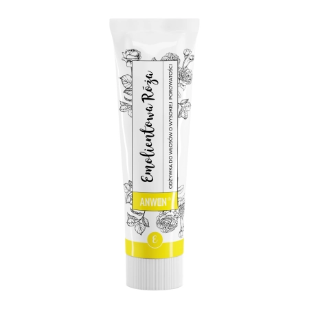 Anwen - Emolientowa Róża - Odżywka do Włosów o Wysokiej Porowatości - Aluminiowa Tubka - 100ml