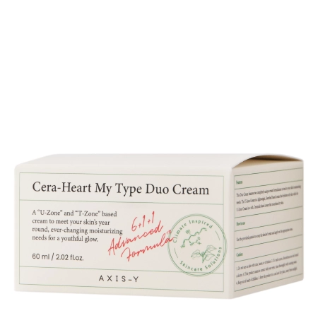 Axis-y - Cera - Heart My Type Duo Cream - Nawilżający Krem do Twarzy - 60ml
