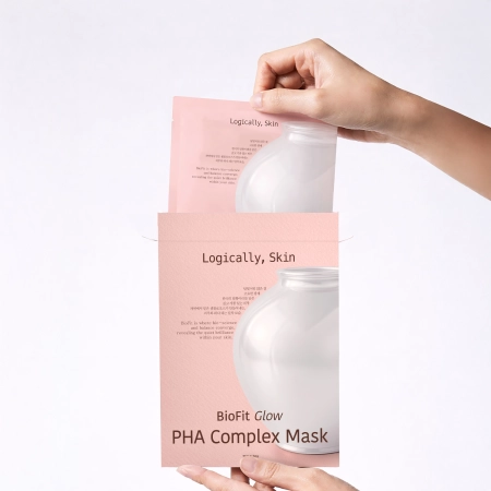 Logically, Skin - BioFit Glow PHA Complex Mask - Maska do Twarzy z Kwasem PHA - 25g
