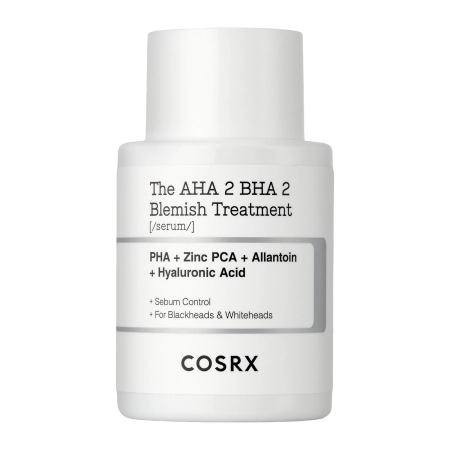 COSRX - The AHA 2 BHA 2 Blemish Treatment Serum - Serum z Kwasami AHA BHA PHA - 50g