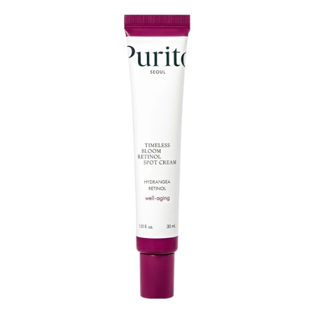 Purito Seoul - Timeless Bloom Retinol Spot Cream - Przeciwzmarszczkowy Krem z Retinolem - 30ml