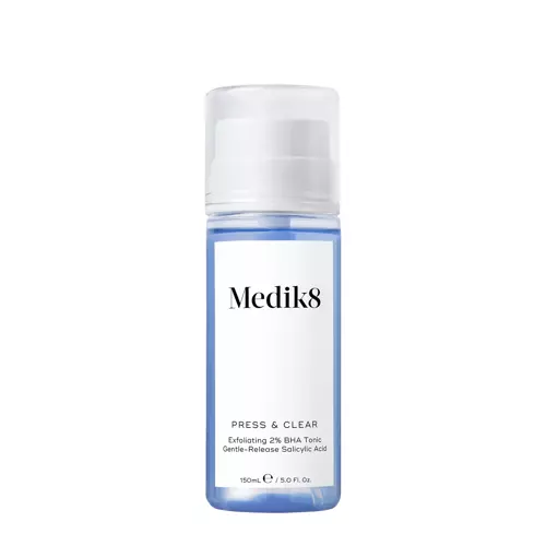 Medik8 - Press&Clear Exfoliating 2% BHA Toner - Złuszczający Tonik z Kwasem Salicylowym - 150ml