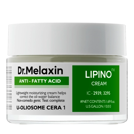 Dr.Melaxin - Lipino Cream - Lekki Krem Nawilżający dla Skóry Trądzikowej - 50ml