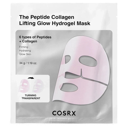 COSRX - Peptide Collagen Glow Hydrogel Mask - Hydrożelowa Maska z Peptydami i Kolagenem - 34g