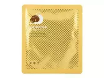 Petitfee - Gold & Snail Hydrogel Mask Pack - Hydrożelowa Maska do Twarzy z Filtratem ze Śluzem Ślimaka - 30g