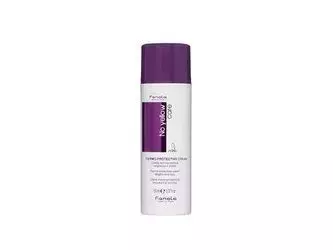 Fanola - No Yellow Care Thermo-Protective Cream Lenghts And Tips - Krem Termoochronny do Włosów Blond - 150ml