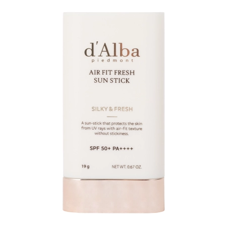 d'Alba - Air Fit Fresh Sun Stick SPF 50+ PA++++ - Krem Przeciwsłoneczny w Sztyfcie - 19g