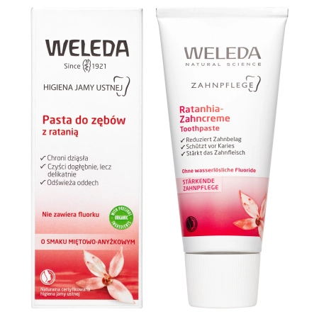 WELEDA - Pasta do Zębów z Ratanią - 75ml