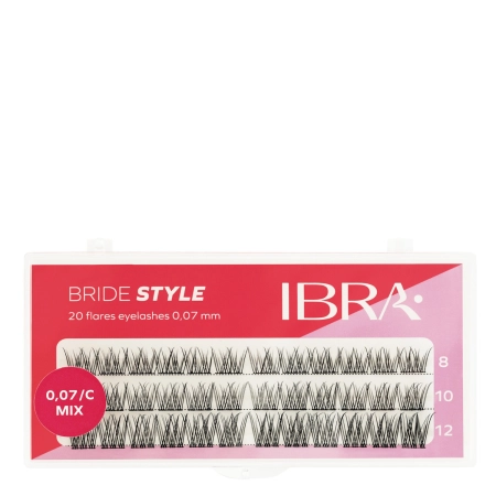 Ibra Makeup - Kępki rzęs Bride Style - mix