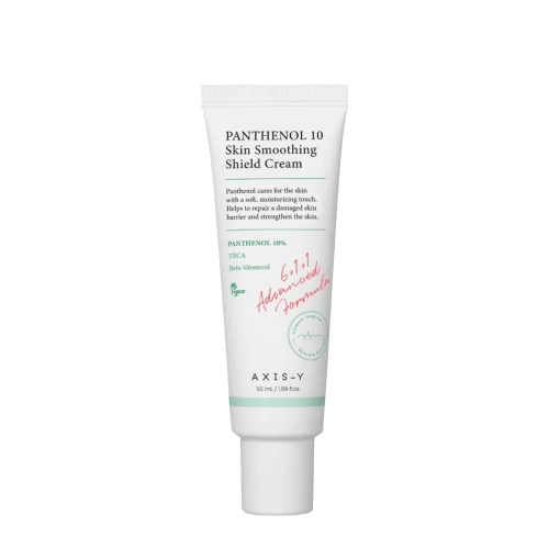 Axis-y - Panthenol 10 Skin Smoothing Shield Cream - Regenerujący Krem do Twarzy z Pantenolem - 50ml