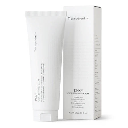 Transparent Lab - ZI-K Cica Repairing Balm - Regenerujący Balsam do Twarzy i Ciała - 100ml