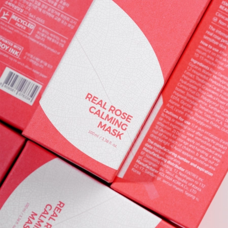 Isntree - Real Rose Calming Mask - Łagodząca Maska Różana - 100ml