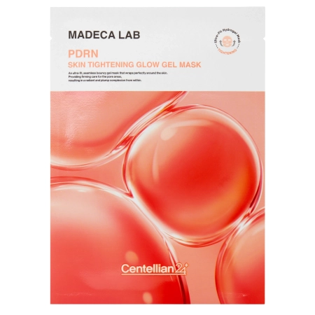 Centellian24 - PDRN Skin Tightening Glow Gel Mask - Zestaw Żelowych Masek do Twarzy z PDRN - 5x22ml
