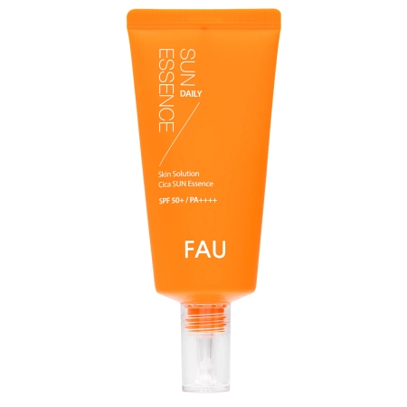 FAU - Skin Solution CICA Sun Essence SPF50+/PA++++ - Kojąca Esencja z Filtrem - 50g