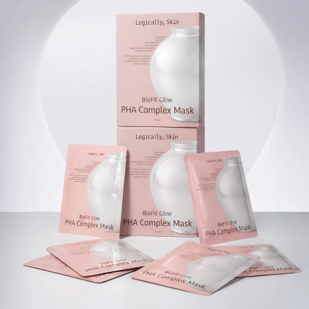 Logically, Skin - BioFit Glow PHA Complex Mask - Maska do Twarzy z Kwasem PHA - 25g