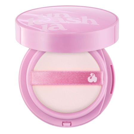 Unleashia - Don't Touch Glass Pink Cushion SPF50+ PA++++ - Podkład w Poduszce - #21N Hyaline - 15g