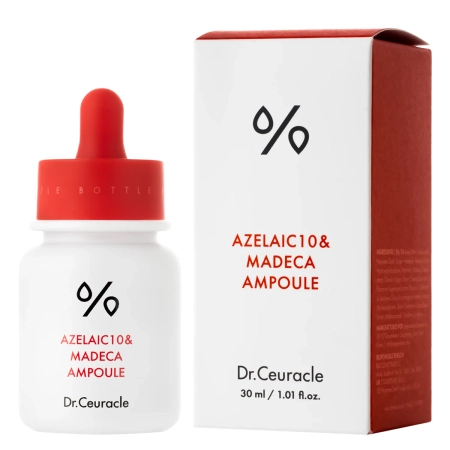 Dr.Ceuracle - Azelaic 10 & Madeca Ampoule - Ampułka z 10% Kwasem Azelainowym i Madekasozydem - 30ml