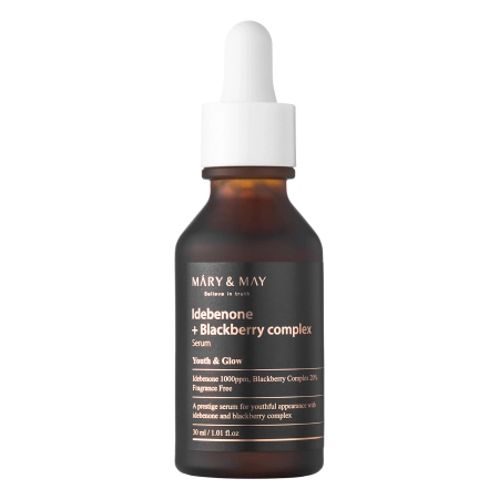 Mary&May - Idebenone and Blackberry Complex Serum - Przeciwstarzeniowe Serum z Idebenonem - 30ml