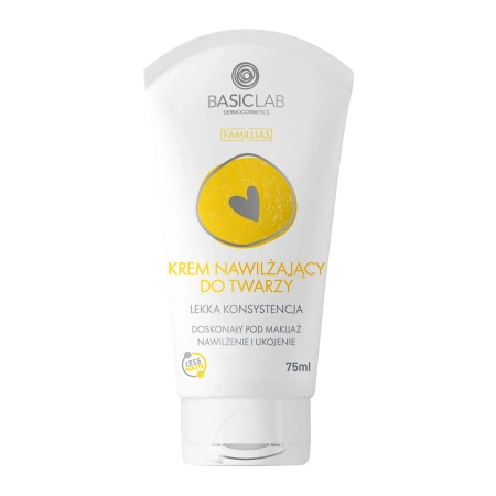 BasicLab - Famillias - Nawilżający Krem do Twarzy Lekka Konsystencja - 75ml
