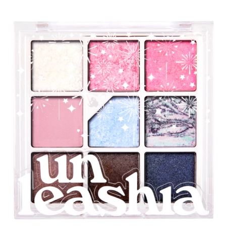 Unleashia - Glitterpedia Eye Palette - Paleta Wegańskich Cieni do Powiek - 8 All of Dancing Swan - 6,6g
