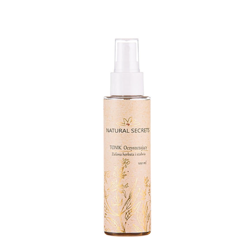 Natural Secrets - Tonik Oczyszczający - Zielona Herbata i Szałwia - 100ml