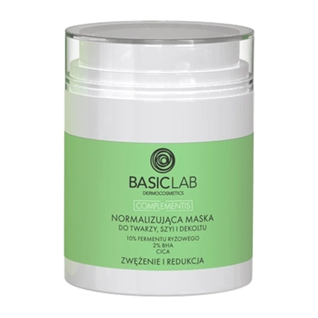 BasicLab - Complementis - Normalizująca Maska do Twarzy, Szyi i Dekoltu - 50ml