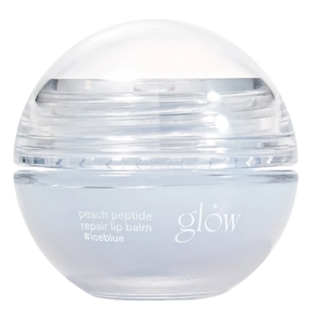glow - Peach Peptide Repair Lip Balm - Peptydowy Balsam do Ust - #Iceblue - 8g