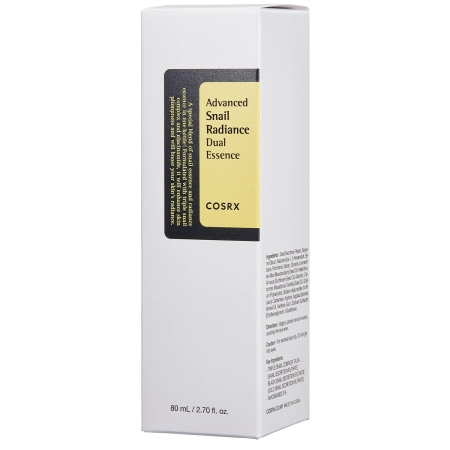 COSRX - Advanced Snail Radiance Dual Essence - Esencja ze Śluzem Ślimaka - 80ml