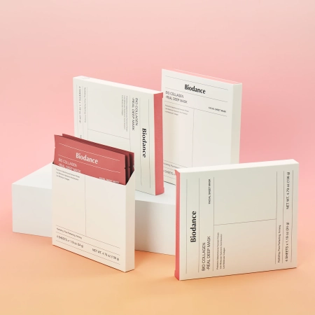 Biodance - Bio-Collagen Real Deep Mask Set - Zestaw Ujędrniających Masek Kolagenowych do Twarzy - 4szt/34g