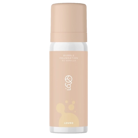 LOVRO - Bubble Foundation - Podkład o Napowietrzonej Rozświetlającej Formule - 02 Vanilla - 50ml 