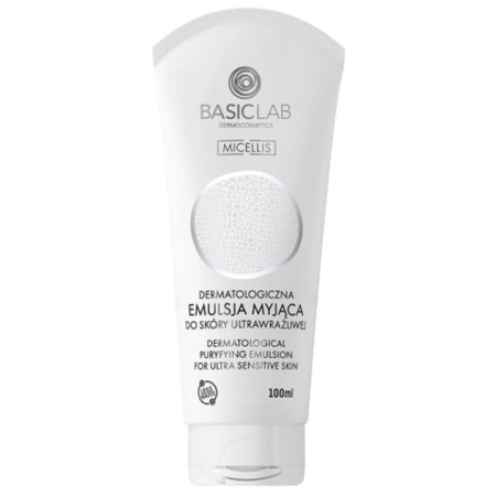 BasicLab - Micellis - Dermatologiczna Emulsja Myjąca do Skóry Ultrawrażliwej - 100ml