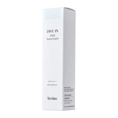 Torriden - Dive-In - Mild Sunscreen SPF50+ PA++++ - Nawilżający Krem Przeciwsłoneczny - 60ml
