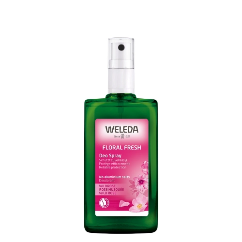 WELEDA - Floral Fresh Deo Spray - Dezodorant w Sprayu z Dziką Różą - 100ml