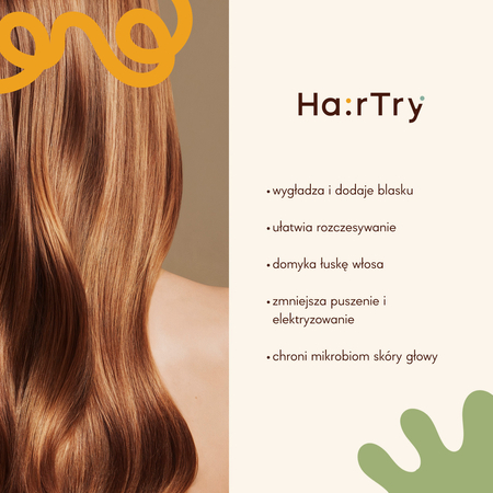 HairTry - Vin Glosser - Nabłyszczająco - Wygładzająca Płukanka do Włosów z Octem - 200ml OUTLET