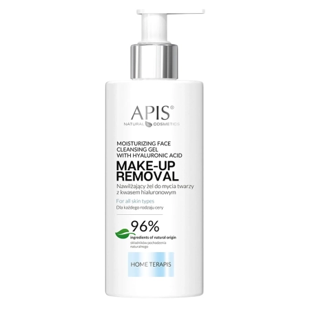 Apis - Moisturizing Face Cleansing Gel with Hyaluronic Acid - Nawilżający Żel do Mycia Twarzy z Kwasem Hialuronowym - 300ml 