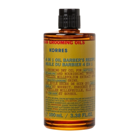 Korres - Achillea Men Athenian Grooming Dry Oil 4in 1for Hair & Beard - Olejek do Brody i Włosów - 100ml