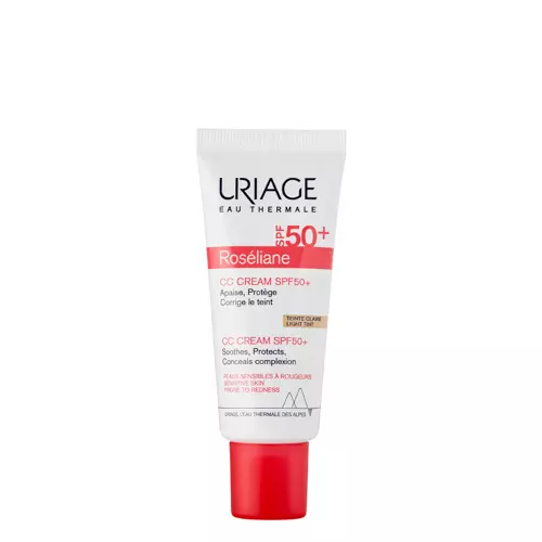 Uriage - Roseliane CC Crème SPF50+ - Tonujący Krem Nawilżająco-Ochronny - Teinte Light - 40ml