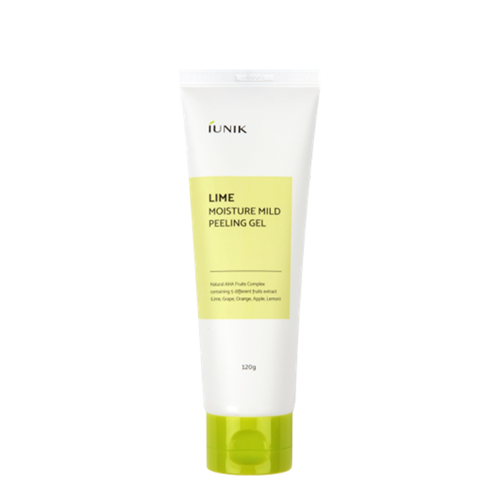 iUNIK - Lime Moisture Mild Peeling Gel - Łagodny Peeling Żelowy z Naturalnym Kompleksem Owoców AHA - 90ml