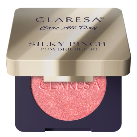 Claresa - Care All Day Silky Pinch Powder Blush - Pudrowy Róż Do Policzków - Lumi Peach 03 - 2 g