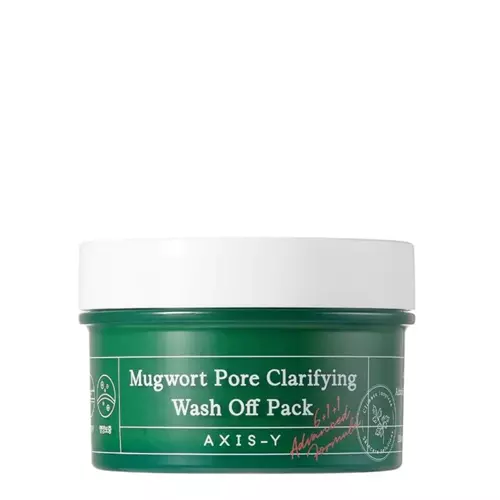 Axis-y - Mugwort Pore Clarifying Wash Off Pack - Oczyszczająca Maska do Twarzy z Bylicą - 100ml