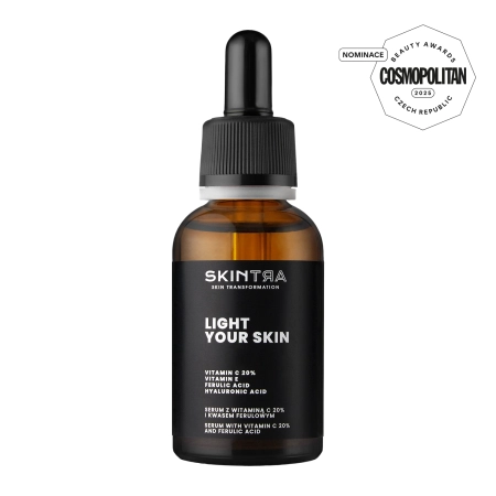 SkinTra - Light Your Skin - Serum z Witaminą C 20% i Kwasem Ferulowym - 30ml