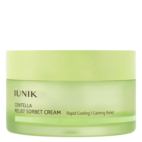 iUNIK - Centella Relief Sorbet Cream - Nawilżający krem do Twarzy z Wąkrotą Azjatycką - 50ml