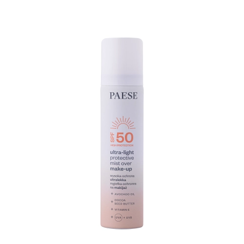 Paese - Ultralekka Mgiełka Ochronna na Makijaż SPF50 - 75ml