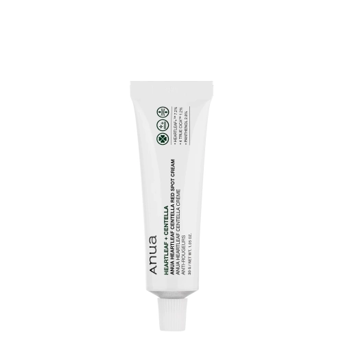 Anua - Heartleaf Centella Red Spot Cream - Kojący Krem do Skóry Problematycznej - 30g