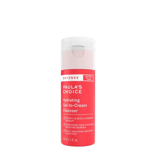 Paula's Choice - Defense - Hydrating Gel-To-Cream Cleanser - Kremowy Żel Myjący - 30ml