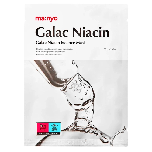 Ma:nyo - Galac Niacin Essence Mask - Rozjaśniająca Maska w Płachcie - 1szt/30g