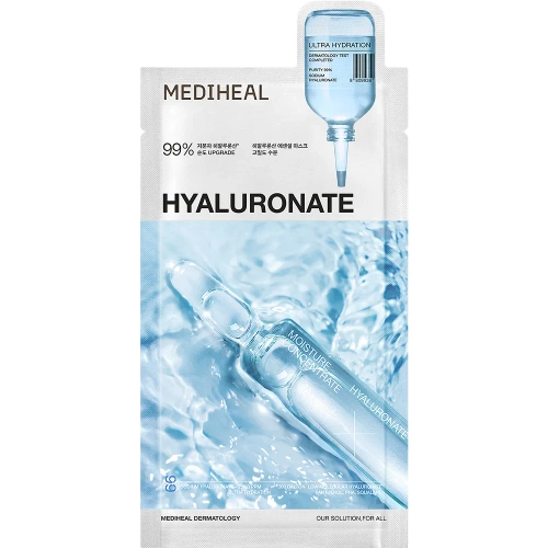 Mediheal - Hyaluronate Essential Mask Ultra Hydration - Głęboko Nawilżająca Maska w Płachcie - 24ml