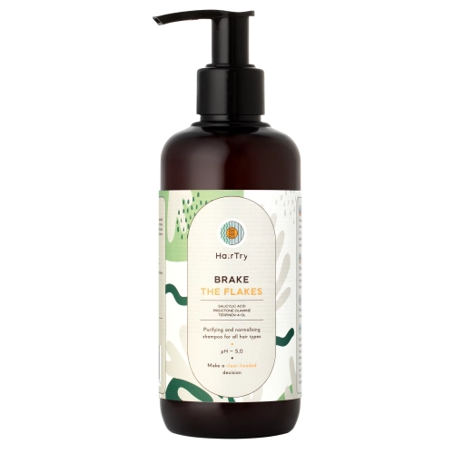 HairTry - Brake the flakes - Szampon normalizujący z kwasem salicylowym - 250ml