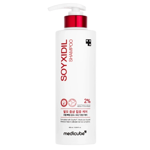 Medicube - Soyxidil Shampoo - Szampon Przeciwdziałający Wypadaniu Włosów - 490ml