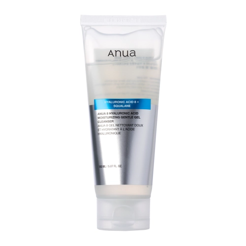 Anua - 8 Hyaluronic Acid Moisturizing Gentle Gel Cleanser - Żel do Oczyszczania Twarzy - 150ml